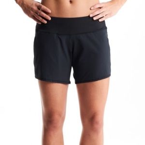 Oiselle Long Roga Shorts Black